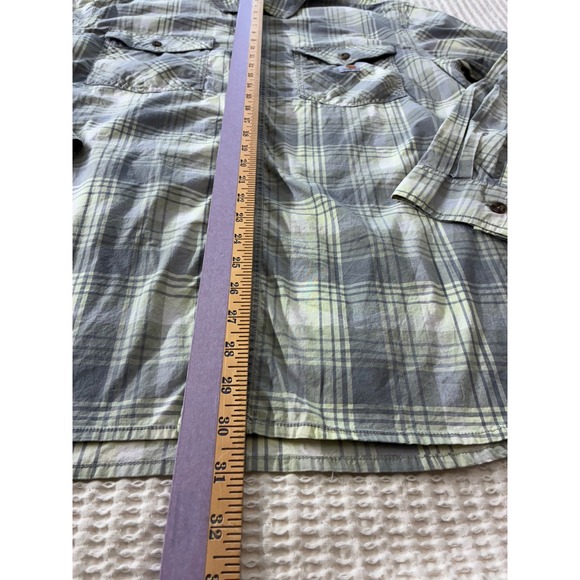 Carhartt Rugged Flex Relaxed Fit Plaid Button Up‎ Shirt Men's Size L Workwear - Picture 9 of 9